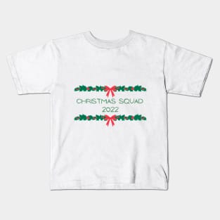 Matching Christmas Squad 2022 Kids T-Shirt